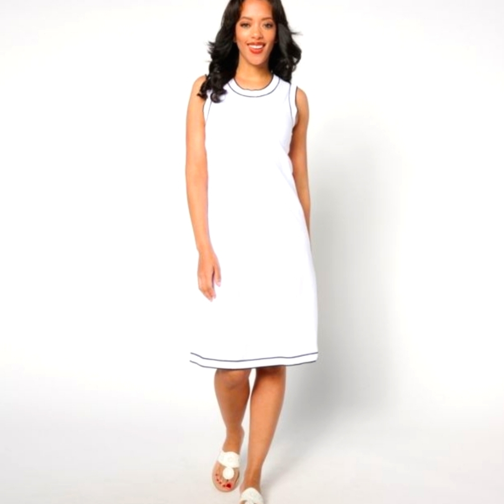 Isaac Mizrahi sweater knit tank dress